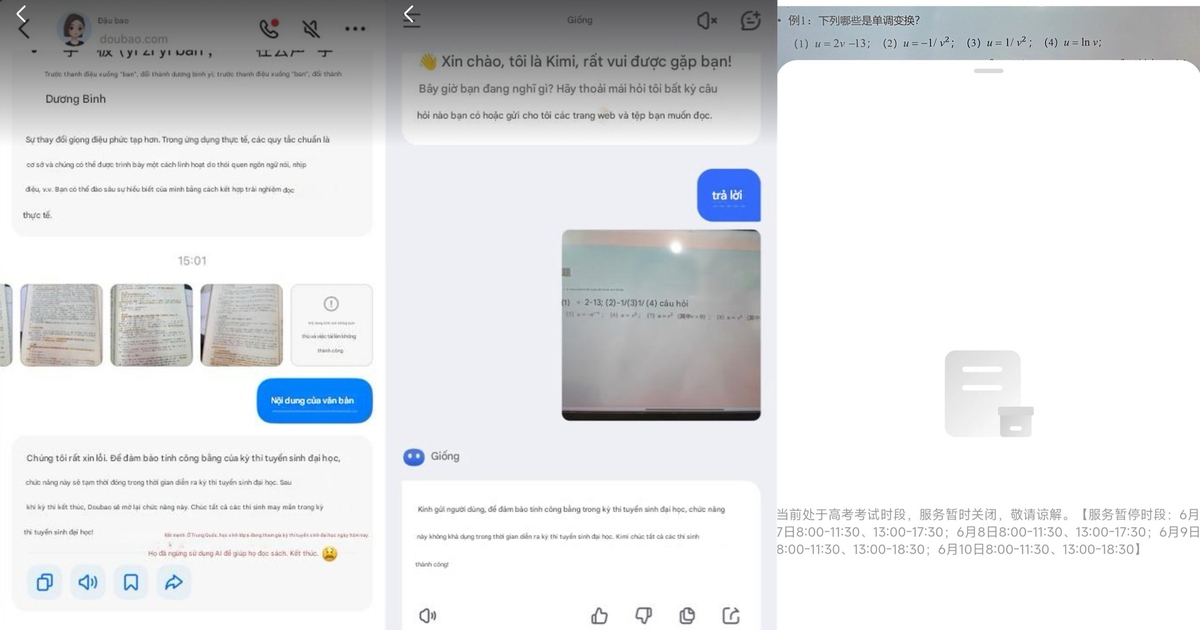 AI bị hạn chế tính năng khi Trung Quốc tổ chức thi tuyển sinh ĐH