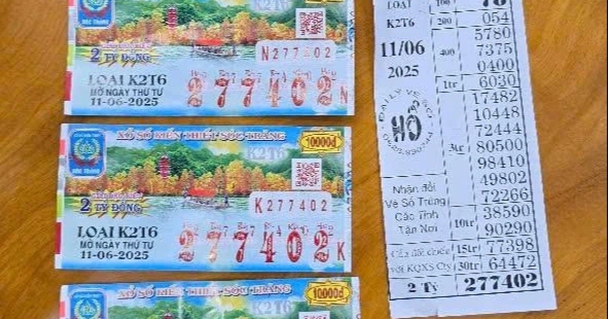 Xổ số miền Nam 11.6: Vợ chồng bán vé số nghèo giữ lại 2 tờ, bất ngờ trúng độc đắc