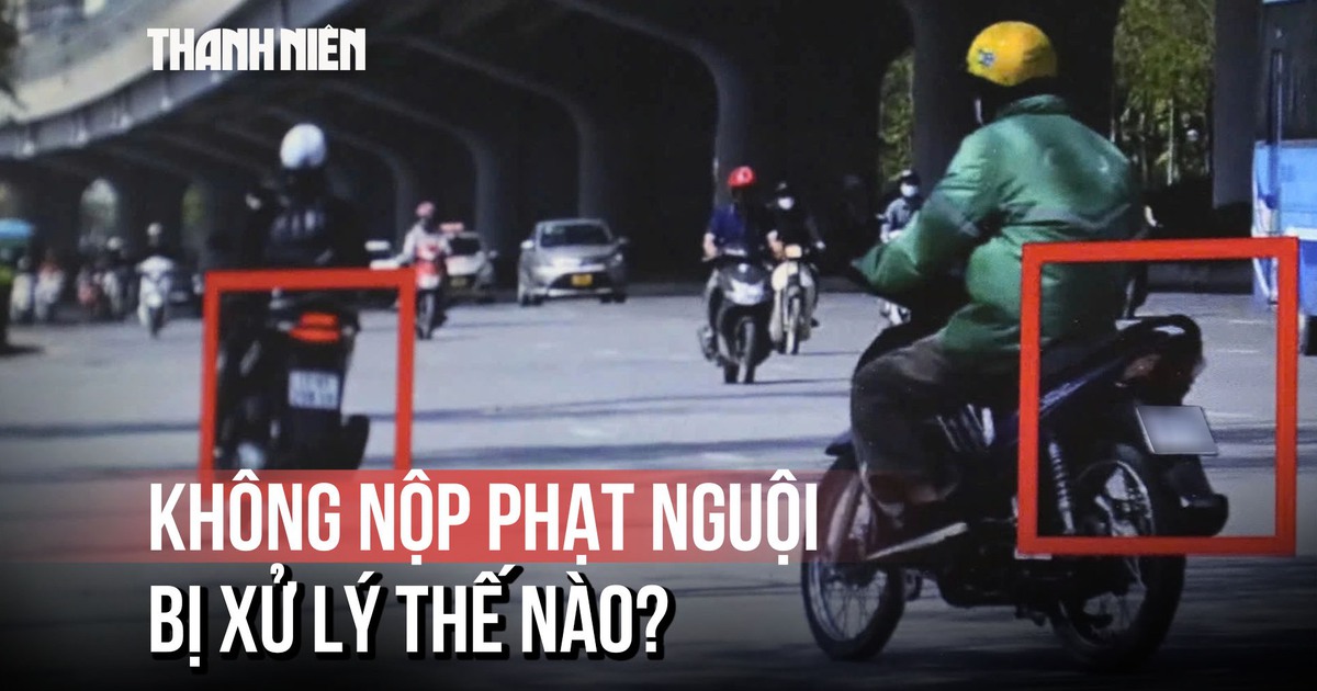 Cố tình 'trốn' phạt nguội xe máy, bị xử lý thế nào?