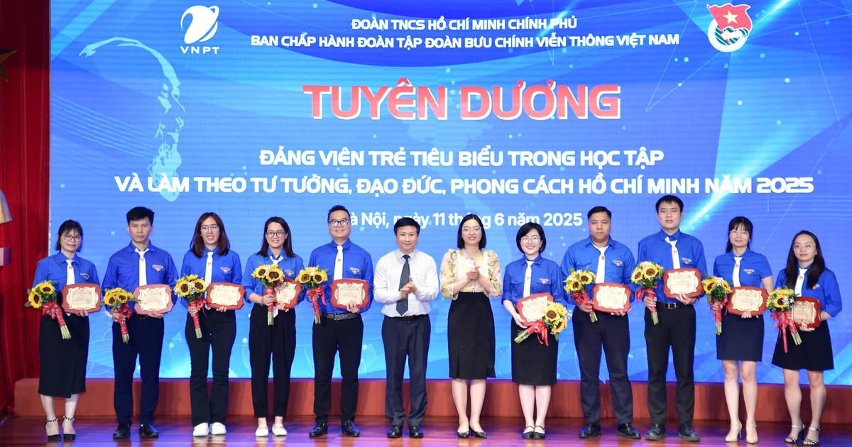 Tuyên dương 31 đảng viên trẻ tiêu biểu của Tập đoàn VNPT