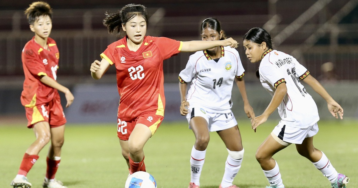 U.19 Việt Nam, Thái Lan cùng thắng cực đậm ở giải nữ Đông Nam Á: Chủ nhà chắc ngôi đầu bảng