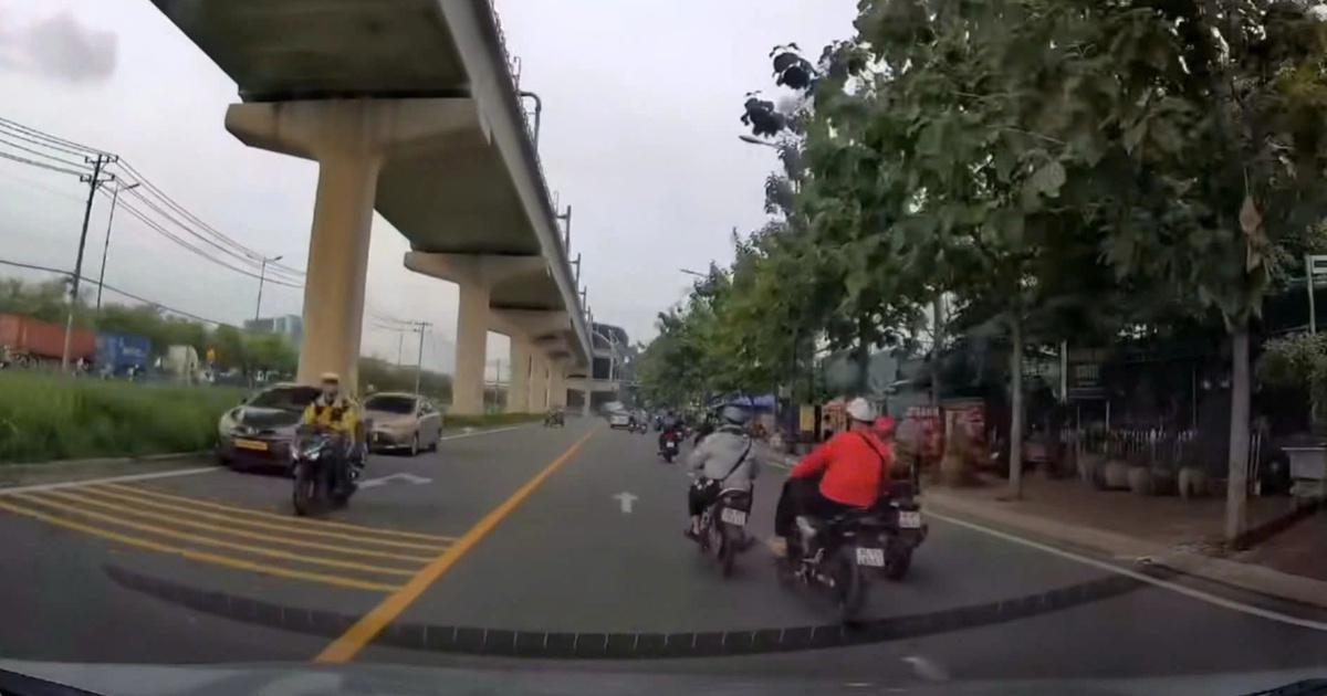 Xác minh clip cố đạp ngã xe máy người khác gần ga metro Phước Long
