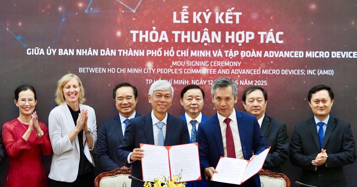 TP.HCM và Tập đoàn AMD ký kết phát triển công nghệ cao và trí tuệ nhân tạo