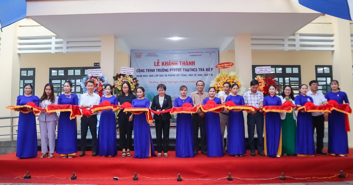 Hơn 4,6 tỉ đồng nâng cấp trường học, xây dựng tương lai học sinh vùng cao