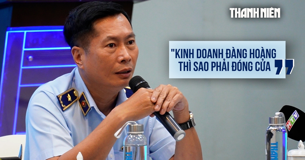 Quản lý thị trường: 'Kinh doanh đàng hoàng thì sao phải đóng cửa'