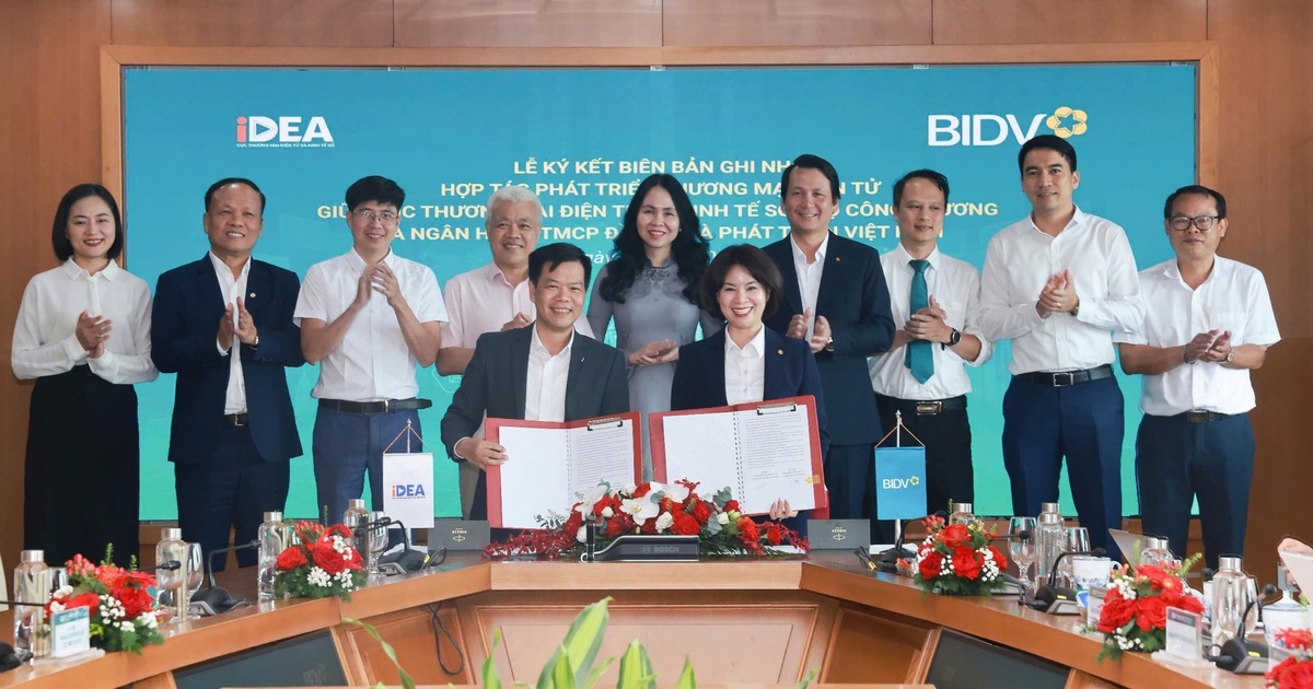 Bộ Công thương và BIDV hợp tác phát triển thương mại điện tử