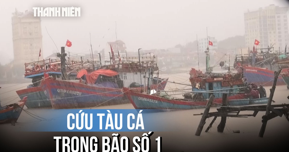 Kịp thời cứu tàu cá sắp bị chìm khi neo đậu trú bão số 1