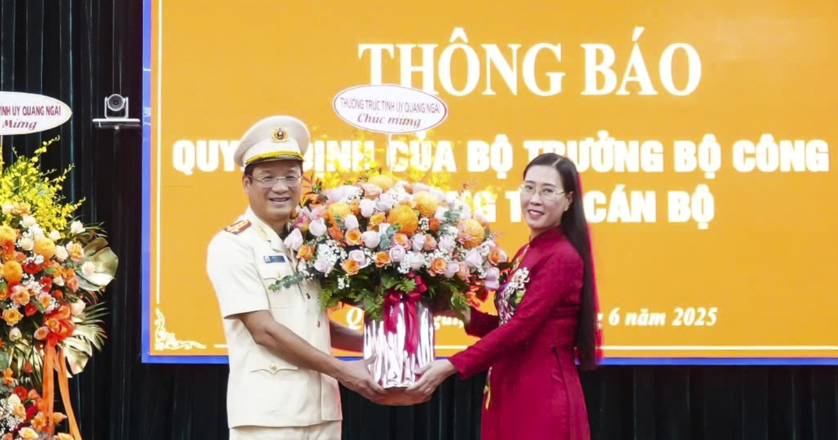 Đại tá Hồ Song Ân làm Giám đốc Công an tỉnh Quảng Ngãi