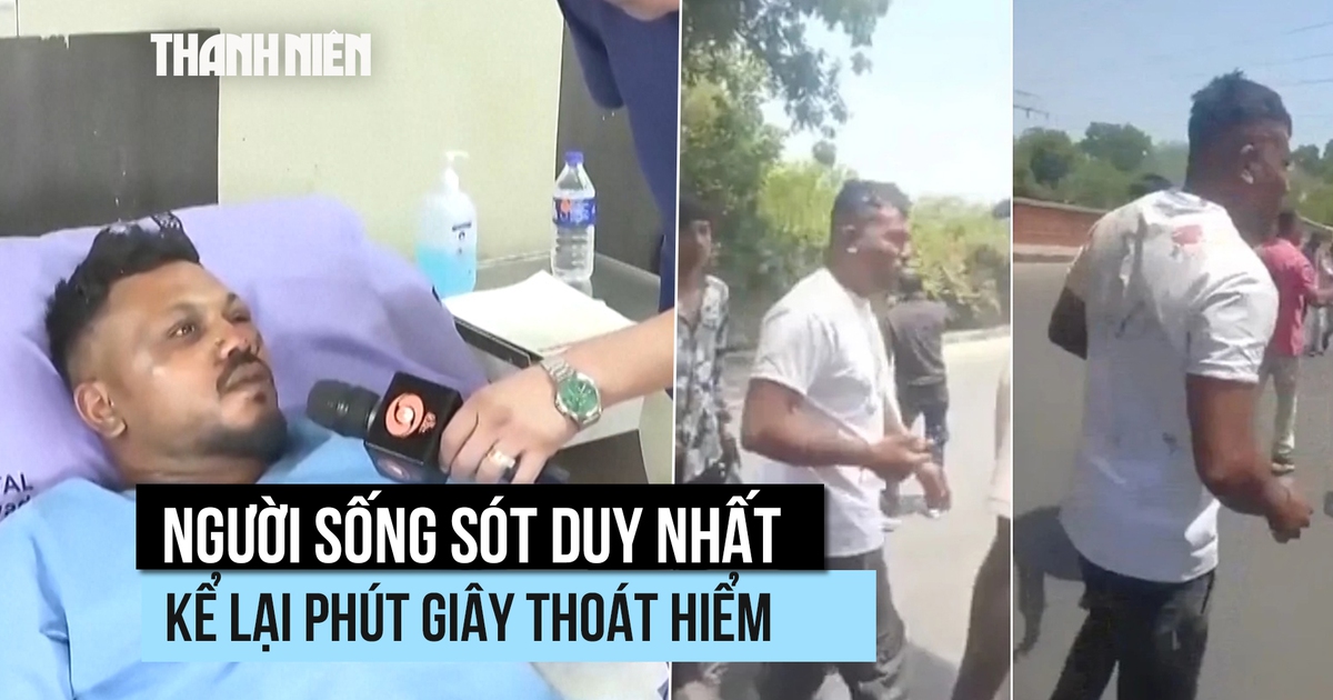 Người duy nhất sống sót 'chẳng biết vì sao thoát chết' khi máy bay Air India rơi