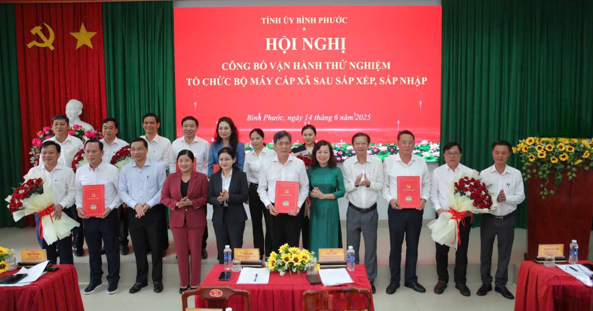 Bình Phước vận hành thử nghiệm bộ máy 5 phường, xã mới từ 16.6