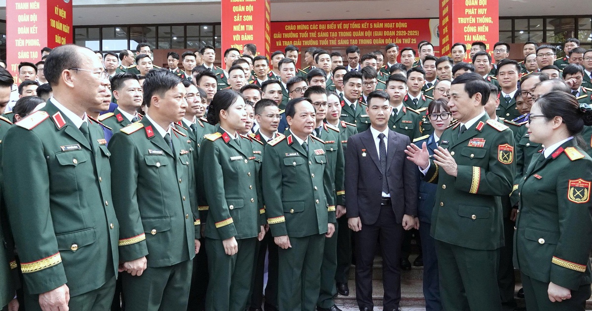Đại tướng Phan Văn Giang đánh giá cao những thành tích của thanh niên quân đội