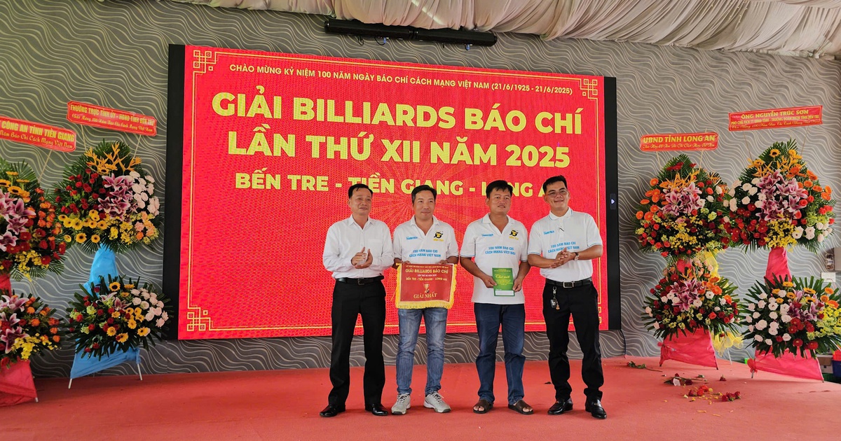 Hơn 50 cơ thủ hào hứng tham gia giải billiards báo chí tại Bến Tre