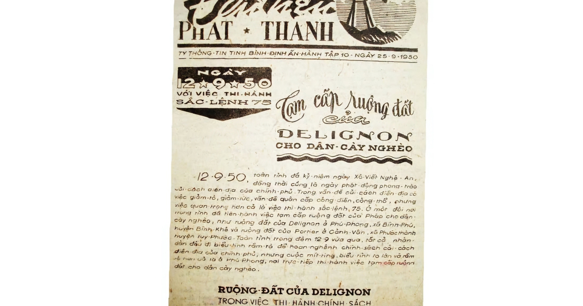 Chòi phát thanh: Tờ báo nói độc đáo trong kháng chiến