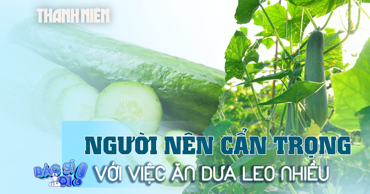 Những người nên cẩn trọng với việc ăn dưa leo thường xuyên