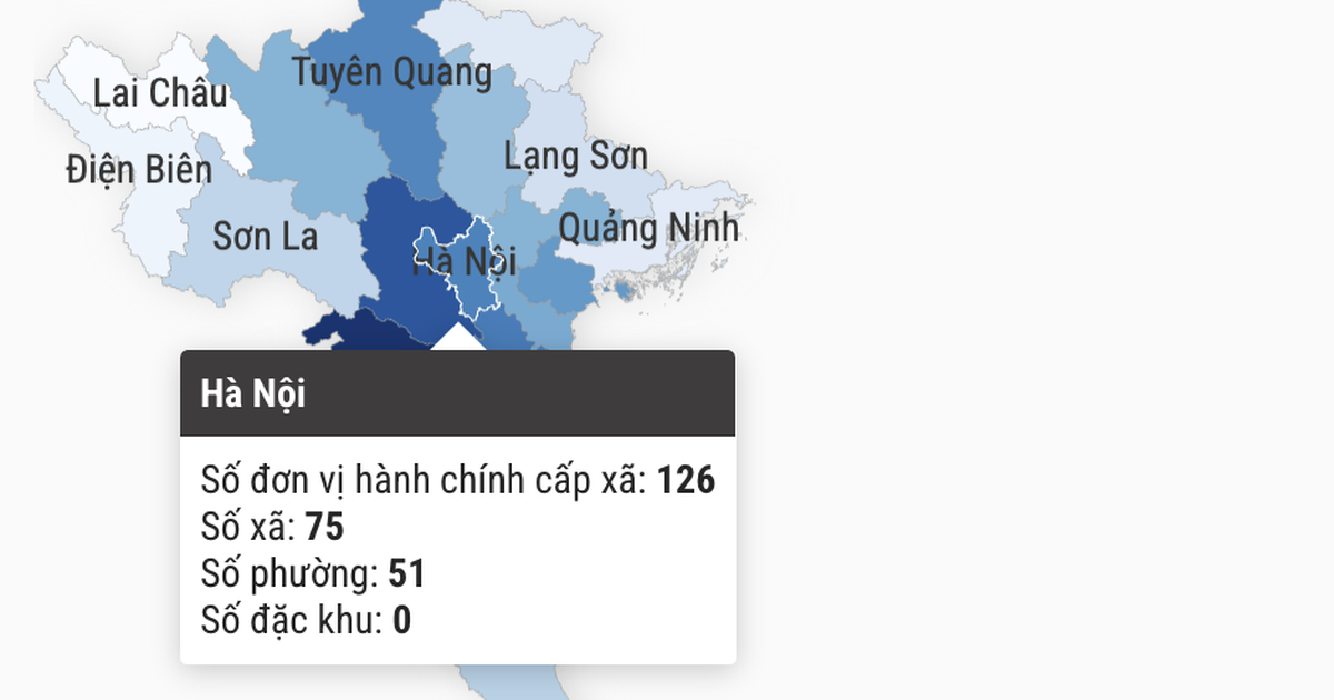 Cả nước sáp nhập còn 3.321 xã, phường, TP.HCM nhiều nhất, Lai Châu ít nhất
