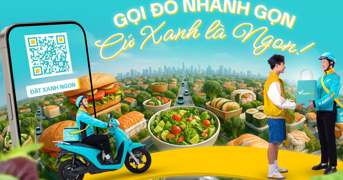 Ra mắt dịch vụ giao đồ ăn - Xanh SM Ngon