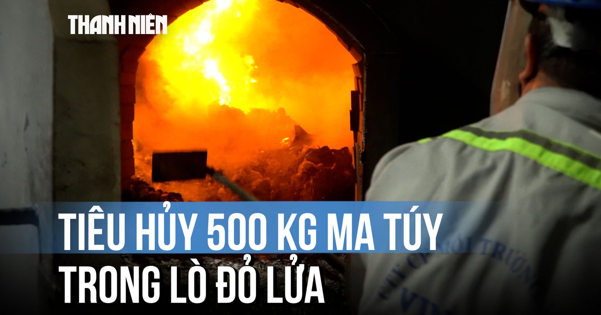 Cận cảnh lò lửa tiêu hủy 500 kg ma túy, xóa sổ hiểm họa từ các đường dây xuyên quốc gia