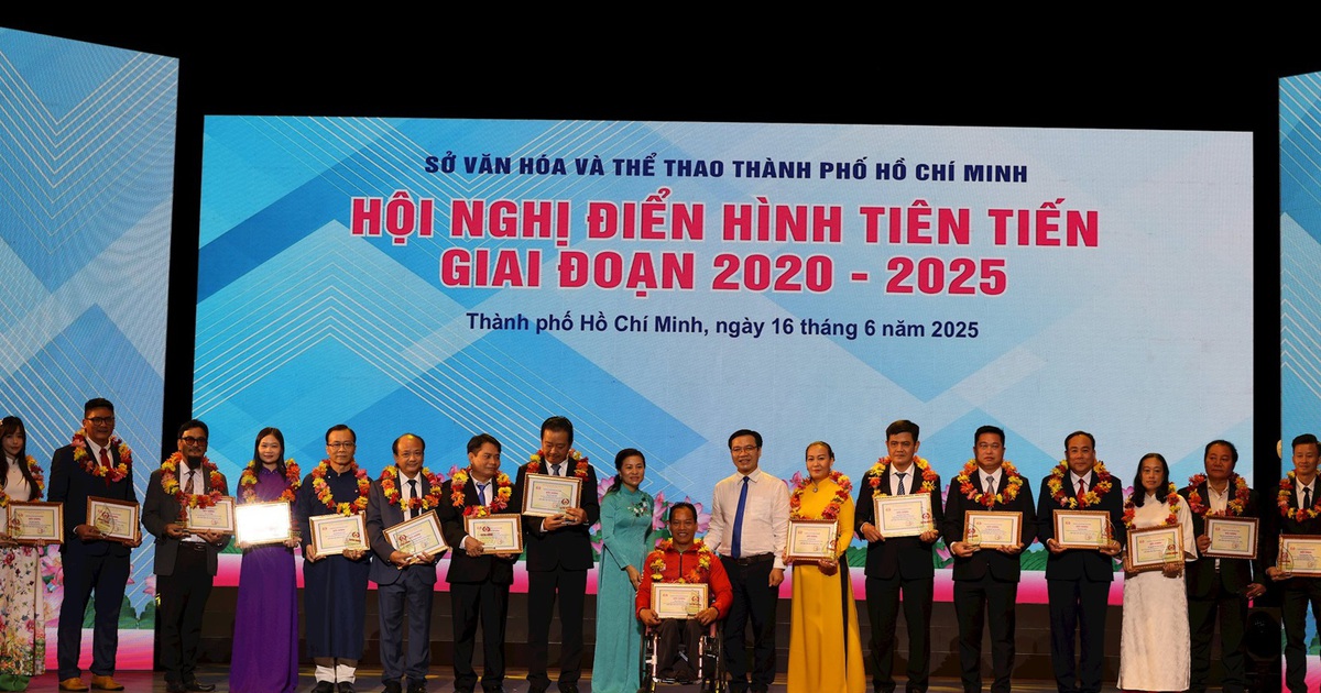 Sở VH-TT TP.HCM tuyên dương điển hình tiên tiến 2020 - 2025