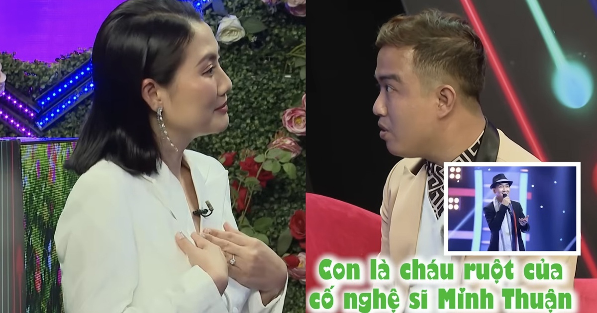 Cháu ruột cố nghệ sĩ Minh Thuận đến 'Bạn muốn hẹn hò' khiến Ngọc Lan xúc động