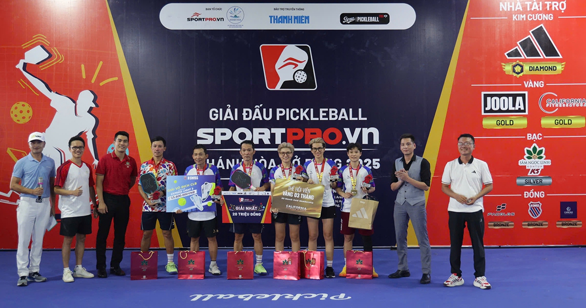 CLB Pickleball 79 vô địch Giải Pickleball Sportpro.vn - Khánh Hòa mở rộng 2025