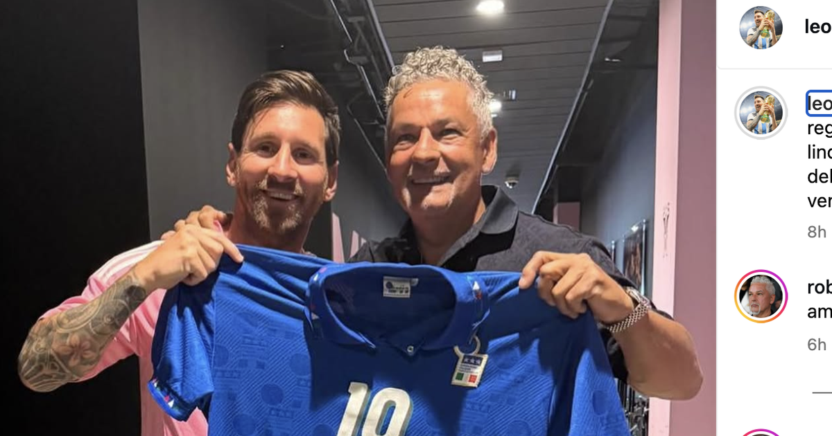 Cựu danh thủ Roberto Baggio bất ngờ gặp Messi, Inter Miami có viện binh trở lại