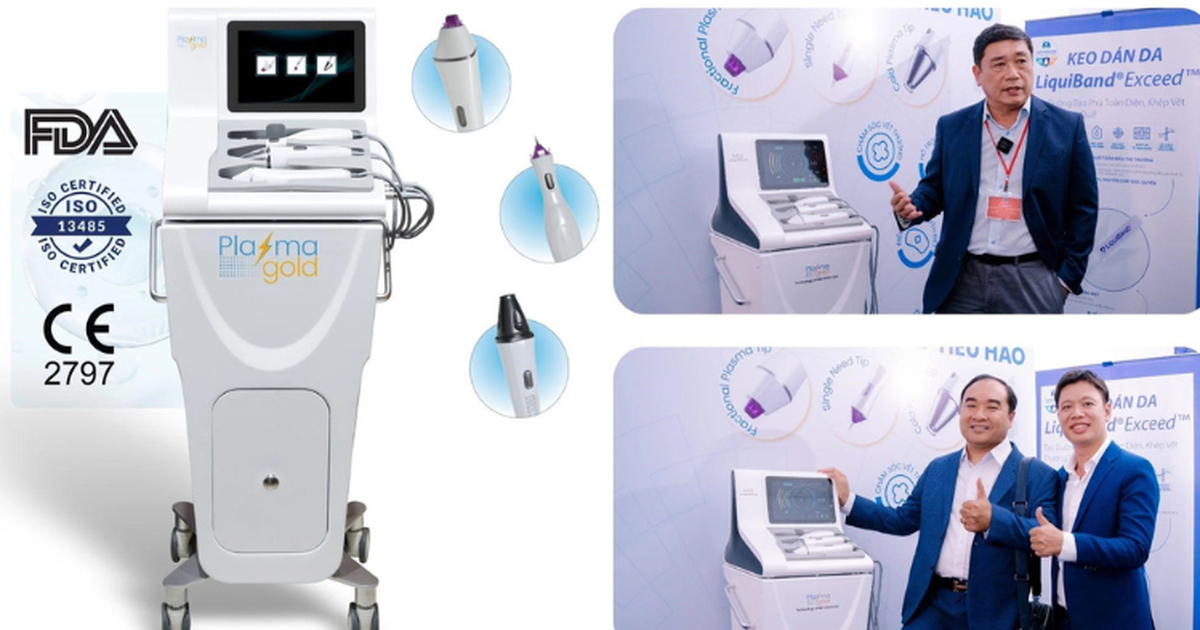 Plasma Gold: Thiết bị '2in1' mở rộng điều trị không xâm lấn trong y khoa, thẩm mỹ