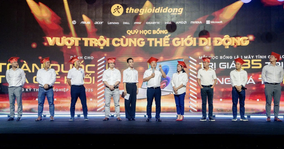 TGDĐ lập quỹ học bổng 'vượt trội' 1,5 tỉ đồng cho mùa thi 2025