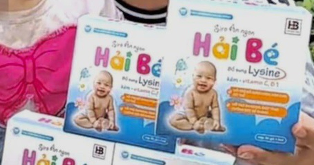 Lý do Bộ Y tế khuyến cáo không nên sử dụng Siro ăn ngon Hải Bé