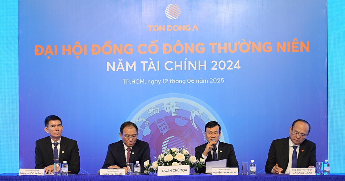 ĐHĐCĐ Tôn Đông Á: Tập trung thị trường nội địa hướng tới tỷ trọng trên 75%