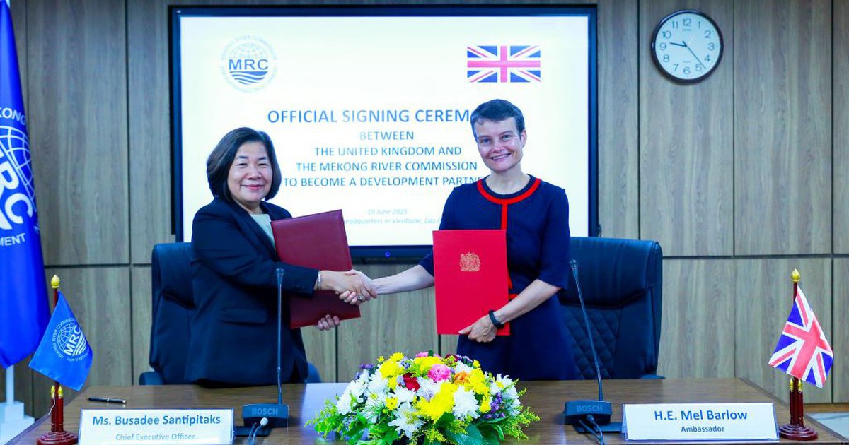 Anh trở th&agrave;nh đối t&aacute;c của Ủy ban s&ocirc;ng Mekong