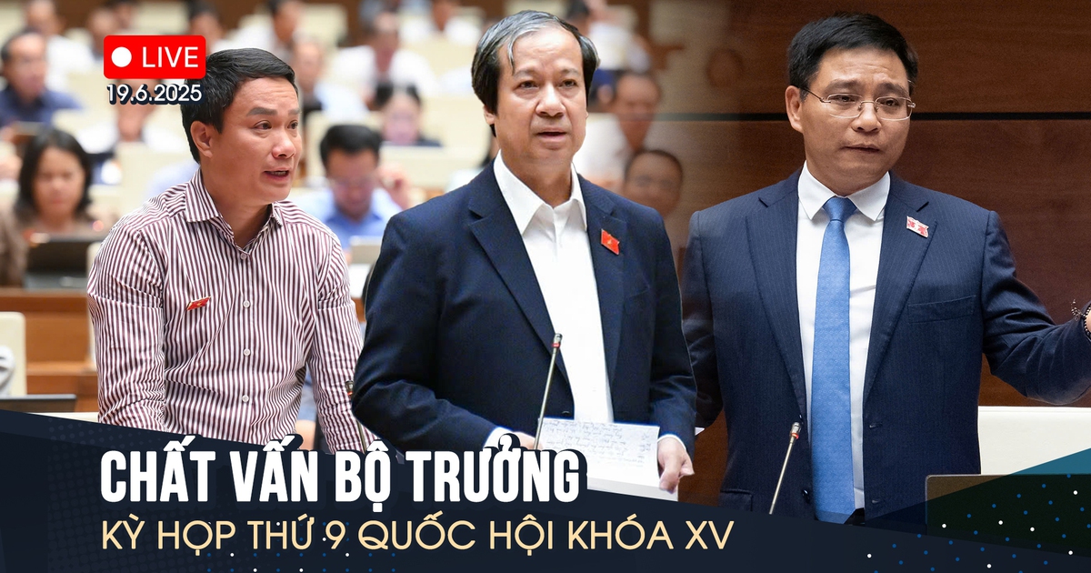 TRỰC TIẾP: Tiếp tục phiên chất vấn bộ trưởng | Kỳ họp thứ 9 Quốc hội XV