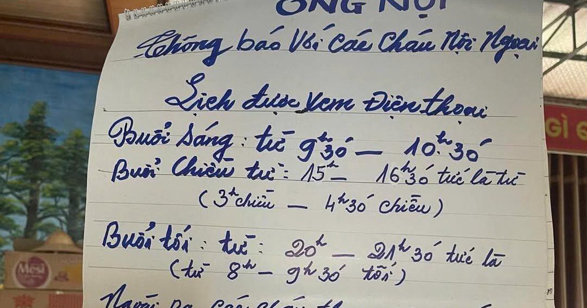 Quy định 'khối nghỉ hè' của ông nội gây sốt mạng: Các cháu ký tên cam kết