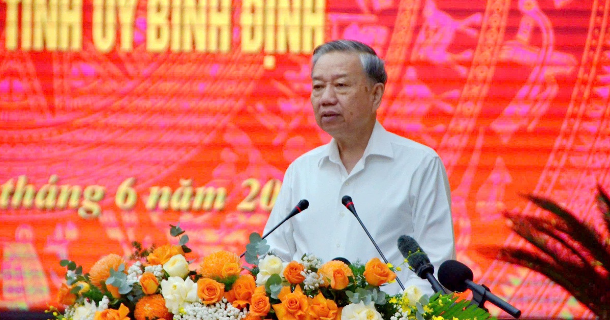Tổng Bí thư Tô Lâm làm việc với lãnh đạo hai tỉnh Gia Lai, Bình Định