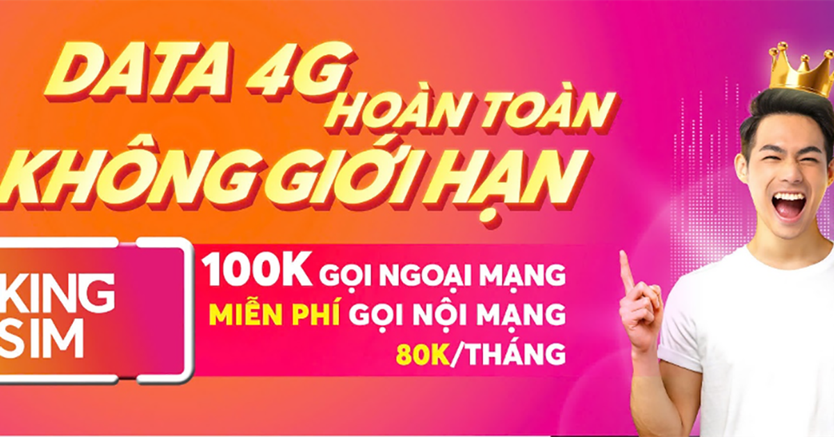 Vietnamobile ra mắt sim hoàn toàn không giới hạn dung lượng data 4G