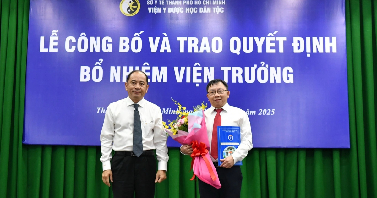 Chánh Thanh tra Sở Y tế TP.HCM làm Giám đốc Viện Y dược học dân tộc