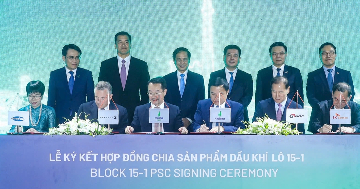 Chia sản phẩm dầu khí ở Lô 15-1, Chính phủ có thêm 2,8 tỉ USD