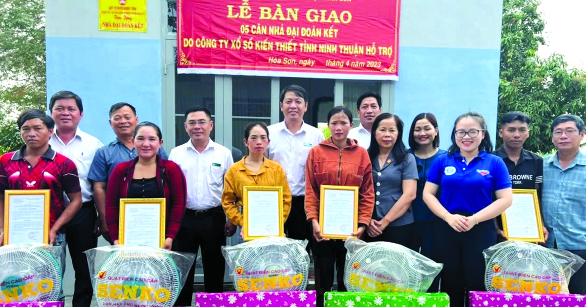 Công ty XSKT Ninh Thuận: Lan tỏa giá trị nhân văn qua công tác xã hội