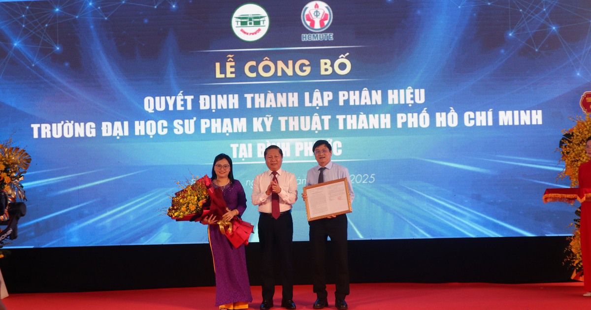 Công bố phân hiệu trường đại học đầu tiên tại tỉnh Bình Phước