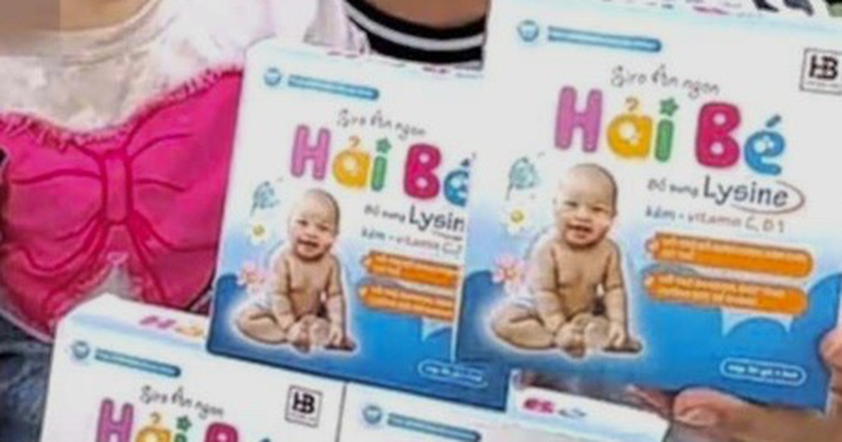 Thu hồi toàn quốc Siro ăn ngon Hải Bé