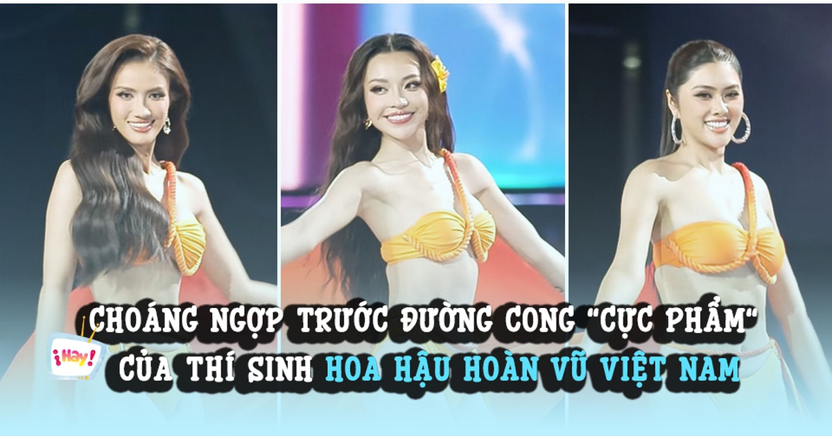 Dàn thí sinh Hoa hậu Hoàn vũ Việt Nam 2025 khuấy đảo sàn diễn bikini