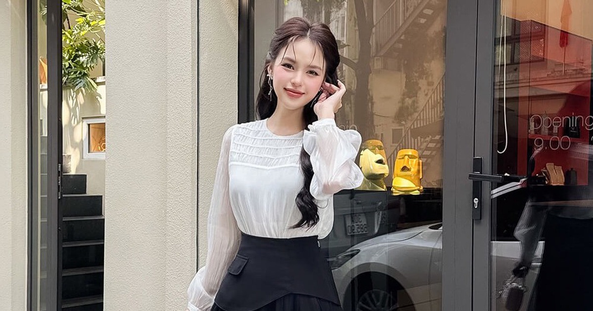 Chân váy lưới - điểm chạm của vẻ đẹp thanh thoát