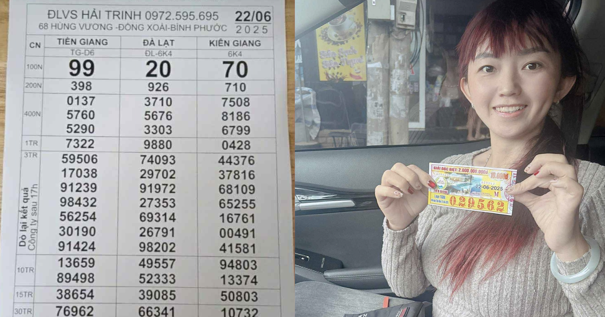 Xổ số miền Nam 22.6: Trúng độc đắc, chàng trai gửi 20 triệu nhờ đại lý giúp người nghèo