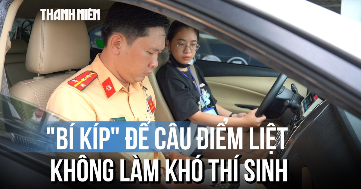 Bộ đề thi bằng lái xe mới: 'Bí kíp' vượt qua câu điểm liệt