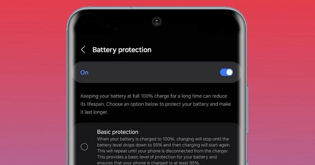Chế độ bảo vệ pin trên One UI 8 sắp thông minh hơn