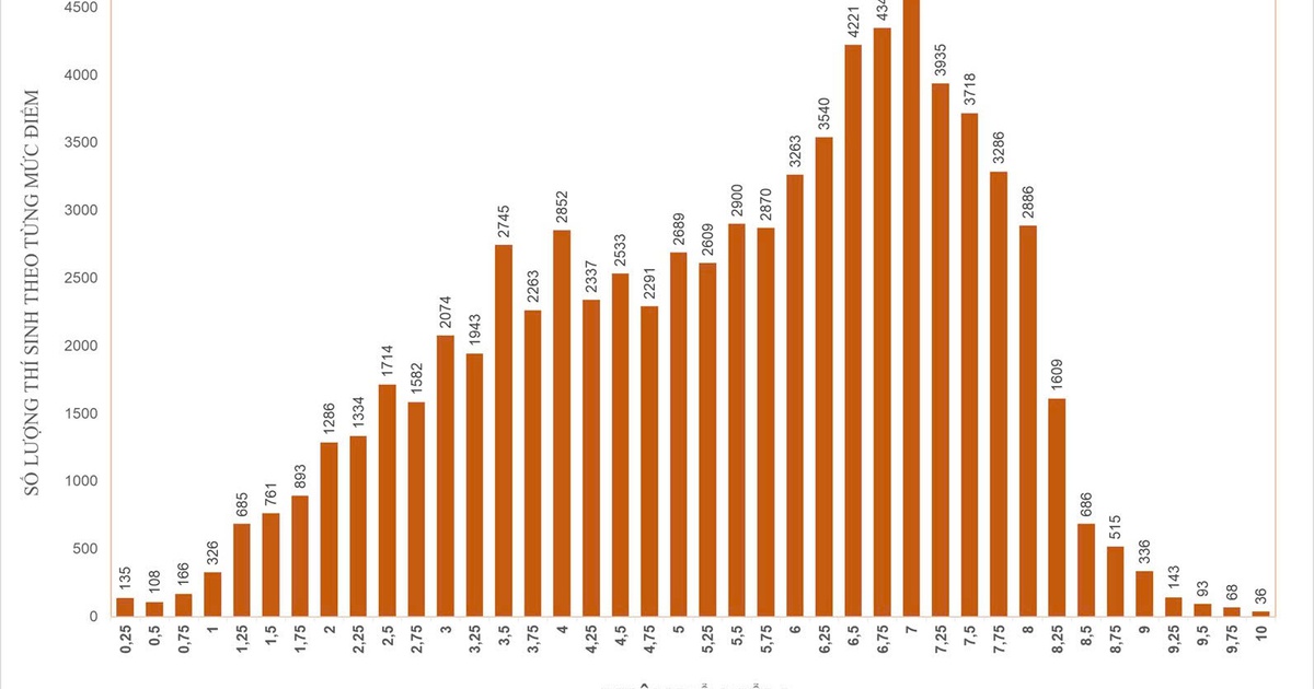 Điểm thi lớp 10 của TP.HCM: Môn toán có 36 thí sinh đạt điểm 10