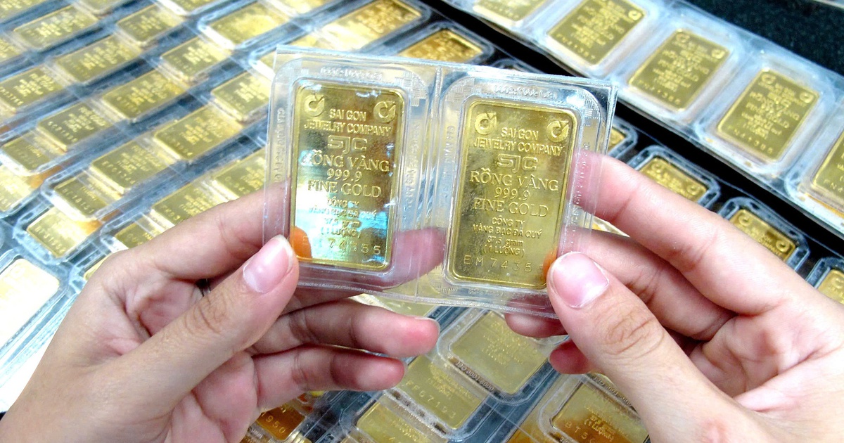 Giá vàng hôm nay 23.6.2025: Thế giới tăng vọt, trong nước đứng yên
