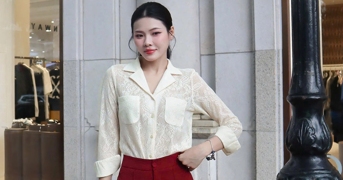 Tôn dáng cùng quần ống loe cạp cao