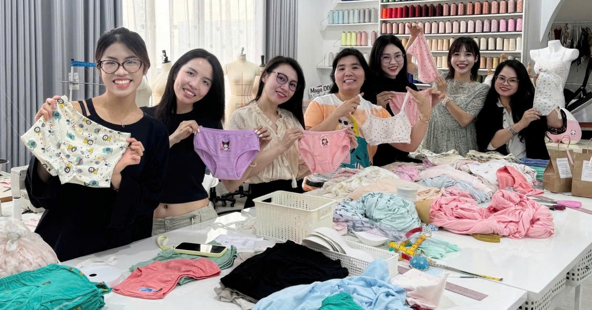 Lan tỏa trên mạng xã hội: Cùng may nội y tặng trẻ em vùng cao