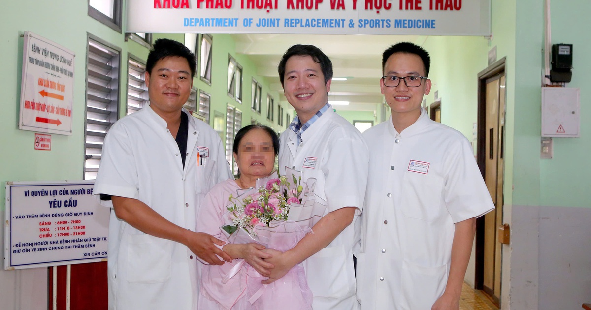 Ca phẫu thuật thay khớp háng bằng megaprosthesis đầu tiên ở miền Trung