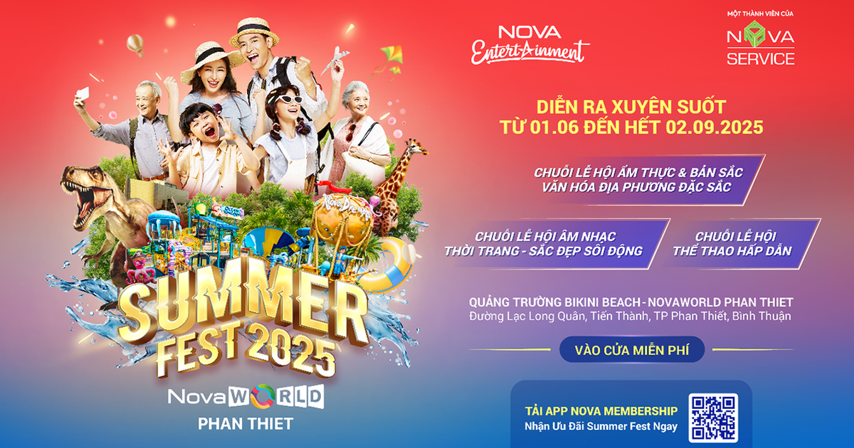 Summer Fest 2025 sôi động sự kiện thể thao, âm nhạc, thời trang tại Novaworld Phan Thiet